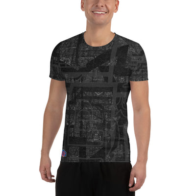 RPT-All-Over Print Men's Athletic T-shirt