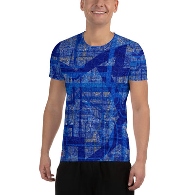 RPT-All-Over Print Men's Athletic T-shirt