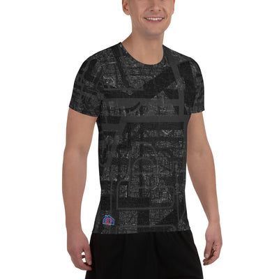 RPT-All-Over Print Men's Athletic T-shirt