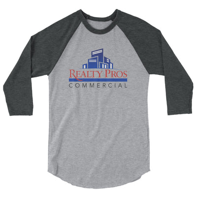 Realty Pros Commercial-3/4 sleeve raglan t-shirt