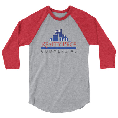 Realty Pros Commercial-3/4 sleeve raglan t-shirt