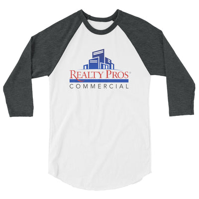 Realty Pros Commercial-3/4 sleeve raglan t-shirt